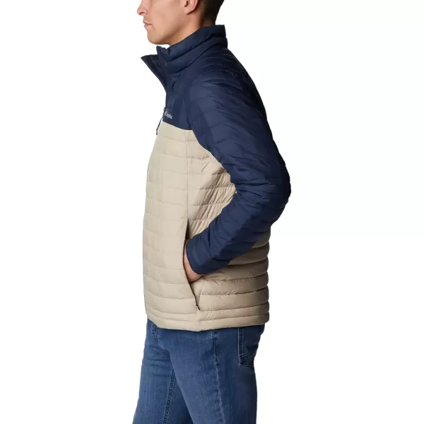imageColumbia Mens Silver Falls JacketAncient FossilCollegiate Navy