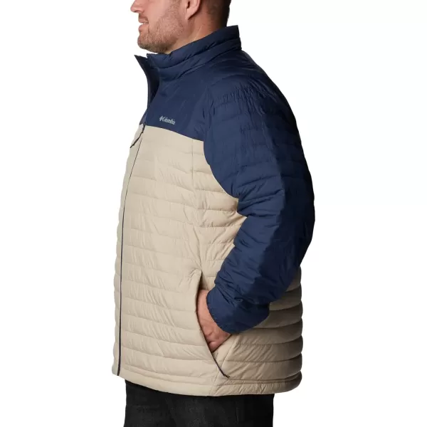 imageColumbia Mens Silver Falls JacketAncient FossilCollegiate Navy
