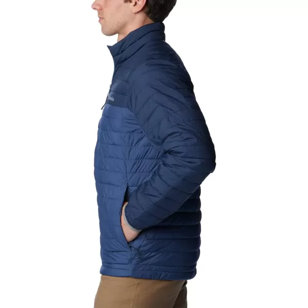 imageColumbia Mens Silver Falls JacketDark Mountain  Collegiate Navy