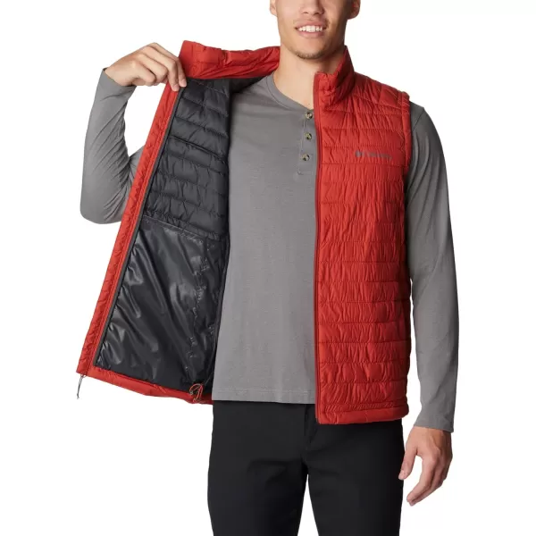imageColumbia Mens Silver Falls VestWarp Red