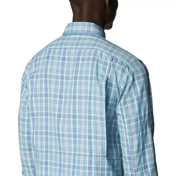 imageColumbia Mens Silver Ridge 20 Plaid Long Sleeve ShirtBluestone Balanced Multi Plaid