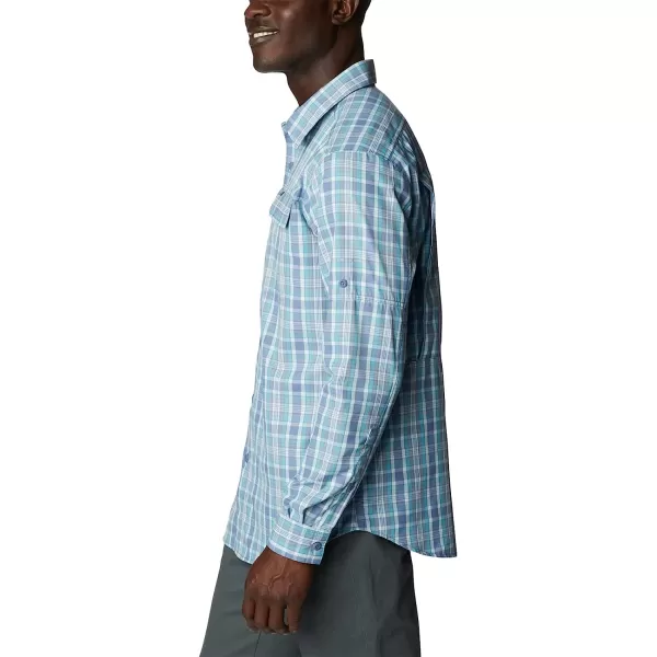 imageColumbia Mens Silver Ridge 20 Plaid Long Sleeve ShirtBluestone Balanced Multi Plaid