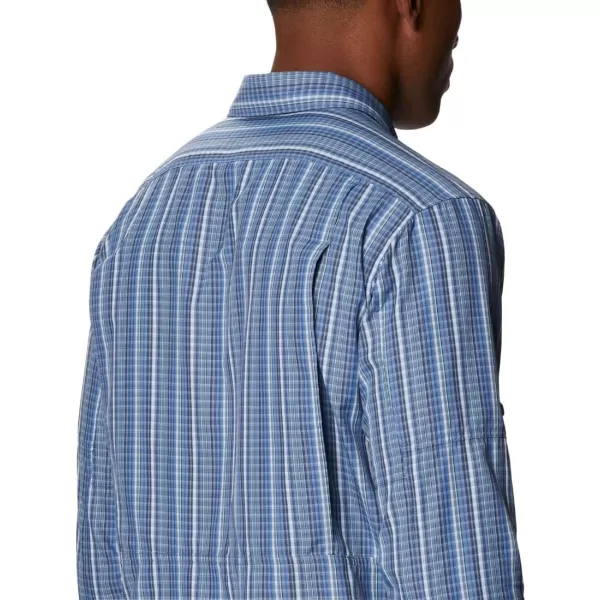 imageColumbia Mens Silver Ridge 20 Plaid Long Sleeve ShirtBright Indigo Multi Grid