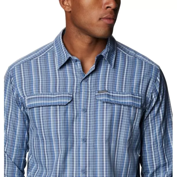 imageColumbia Mens Silver Ridge 20 Plaid Long Sleeve ShirtBright Indigo Multi Grid