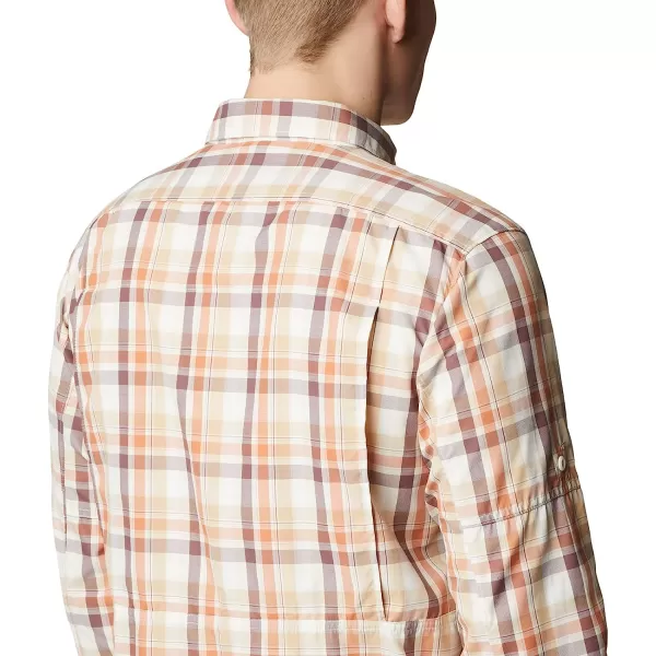 imageColumbia Mens Silver Ridge 20 Plaid Long Sleeve ShirtChalk Gathered Plaid