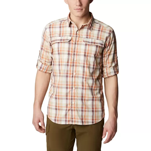 imageColumbia Mens Silver Ridge 20 Plaid Long Sleeve ShirtChalk Gathered Plaid