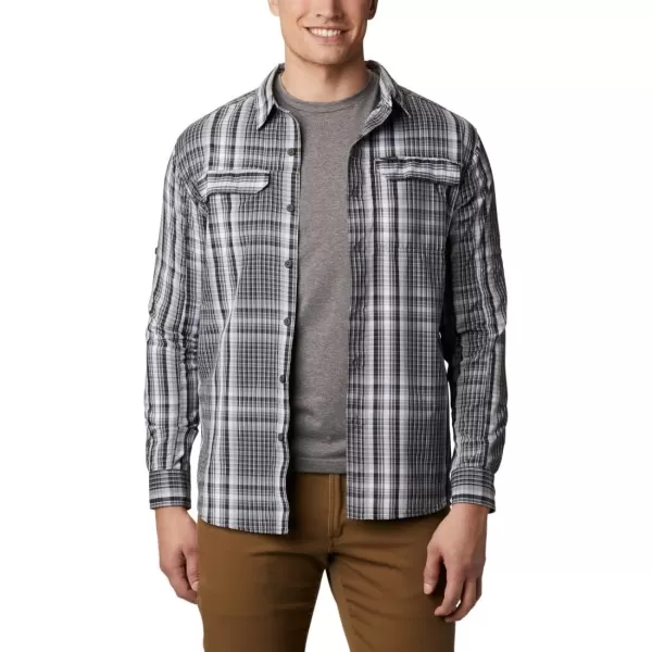imageColumbia Mens Silver Ridge 20 Plaid Long Sleeve ShirtCity Grey Multi Plaid