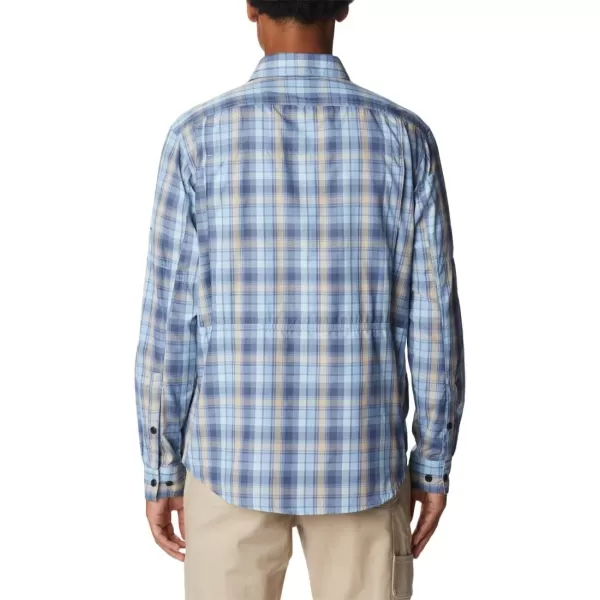 imageColumbia Mens Silver Ridge 20 Plaid Long Sleeve ShirtJet Stream Gathered Plaid