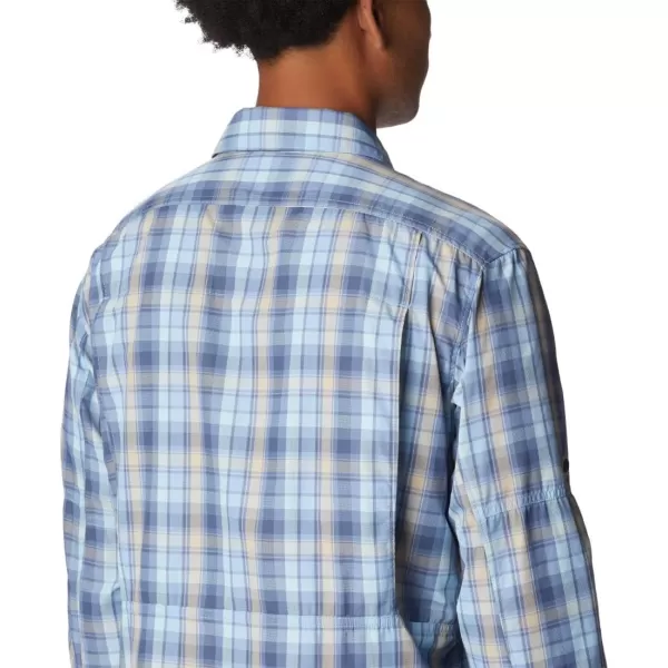 imageColumbia Mens Silver Ridge 20 Plaid Long Sleeve ShirtJet Stream Gathered Plaid