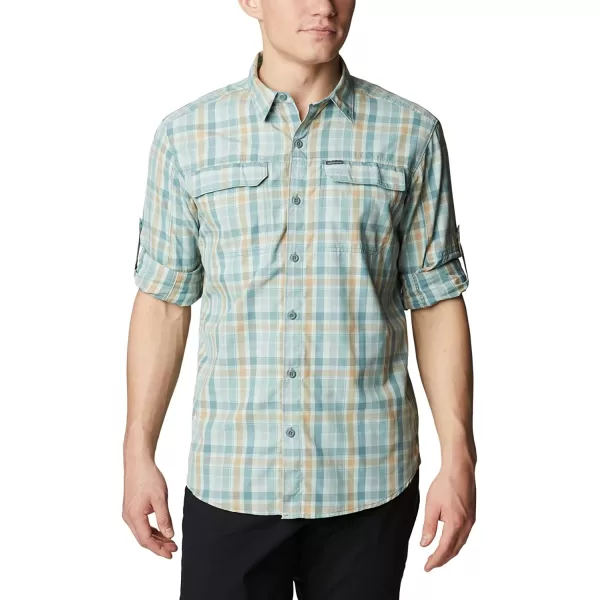 imageColumbia Mens Silver Ridge 20 Plaid Long Sleeve ShirtMetal Gathered Plaid