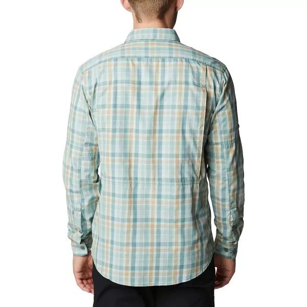 imageColumbia Mens Silver Ridge 20 Plaid Long Sleeve ShirtMetal Gathered Plaid