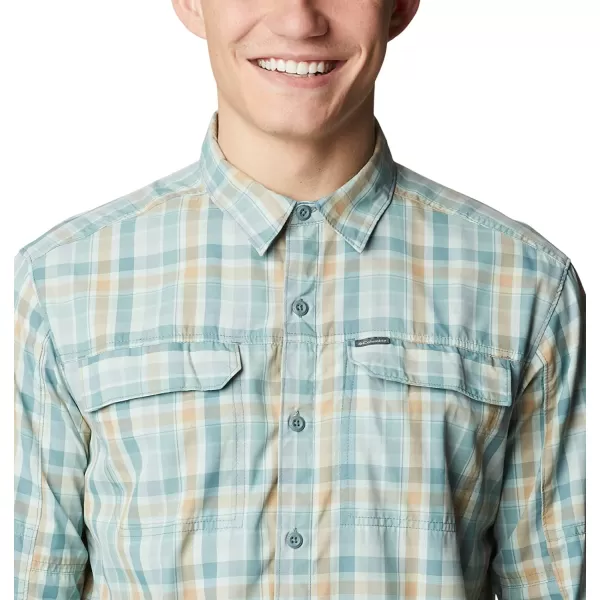 imageColumbia Mens Silver Ridge 20 Plaid Long Sleeve ShirtMetal Gathered Plaid