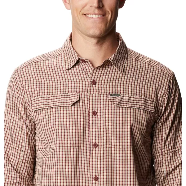 imageColumbia Mens Silver Ridge 20 Plaid Long Sleeve ShirtRed Jasper Mini Plaid