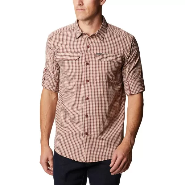imageColumbia Mens Silver Ridge 20 Plaid Long Sleeve ShirtRed Jasper Mini Plaid