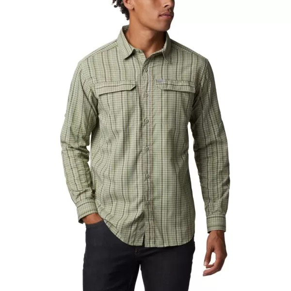 imageColumbia Mens Silver Ridge 20 Plaid Long Sleeve ShirtSafari Multi Grid