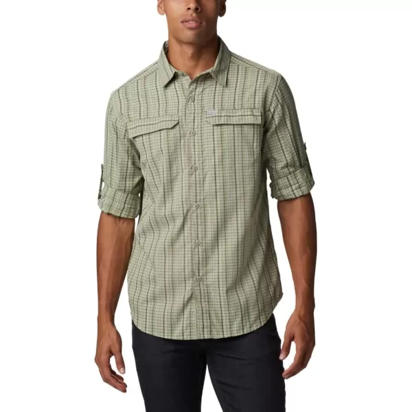 imageColumbia Mens Silver Ridge 20 Plaid Long Sleeve ShirtSafari Multi Grid