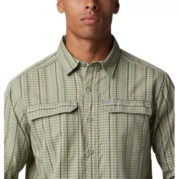 imageColumbia Mens Silver Ridge 20 Plaid Long Sleeve ShirtSafari Multi Grid