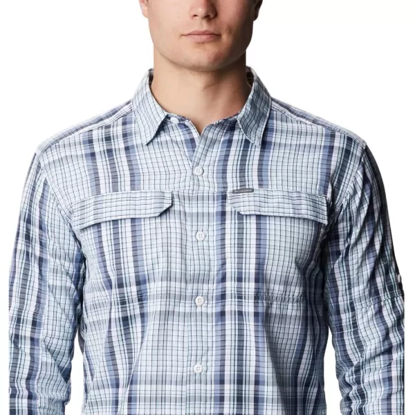 imageColumbia Mens Silver Ridge 20 Plaid Long Sleeve ShirtSky Blue Multi Plaid