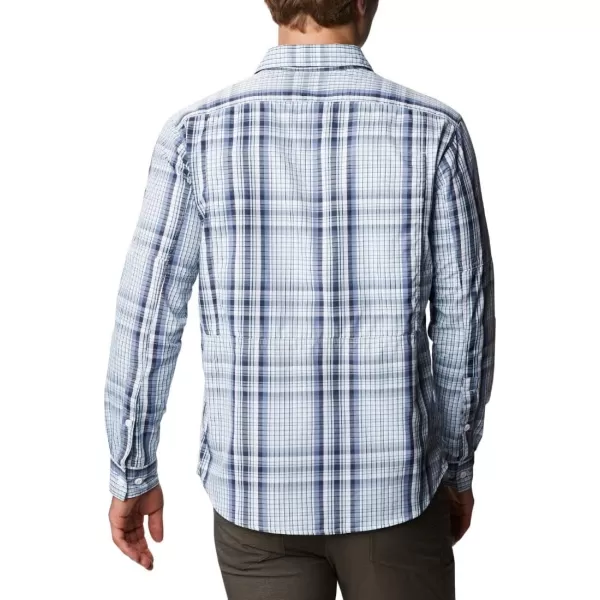 imageColumbia Mens Silver Ridge 20 Plaid Long Sleeve ShirtSky Blue Multi Plaid