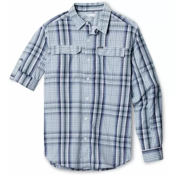 imageColumbia Mens Silver Ridge 20 Plaid Long Sleeve ShirtSky Blue Multi Plaid