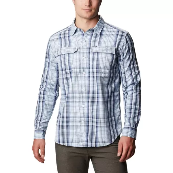 imageColumbia Mens Silver Ridge 20 Plaid Long Sleeve ShirtSky Blue Multi Plaid