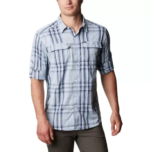 imageColumbia Mens Silver Ridge 20 Plaid Long Sleeve ShirtSky Blue Multi Plaid
