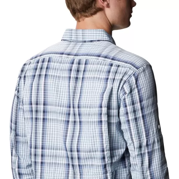 imageColumbia Mens Silver Ridge 20 Plaid Long Sleeve ShirtSky Blue Multi Plaid