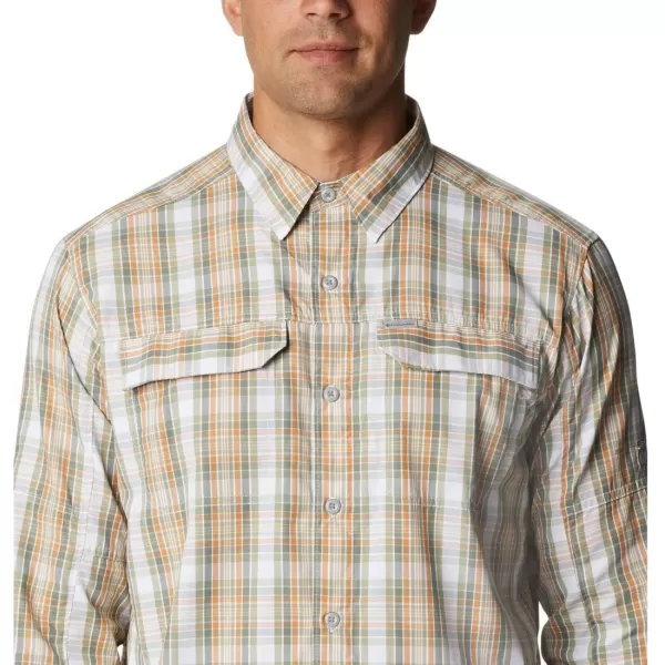 imageColumbia Mens Silver Ridge 20 Plaid Long Sleeve ShirtWhite Balanced Multi Plaid