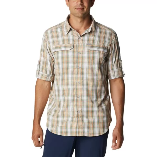 imageColumbia Mens Silver Ridge 20 Plaid Long Sleeve ShirtWhite Balanced Multi Plaid