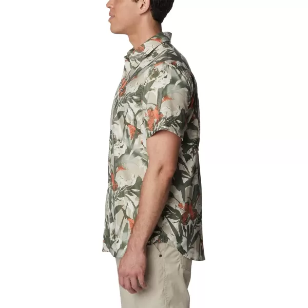 imageColumbia Mens Silver Ridge Utility Lite Novelty Short SleeveAncient Fossil Floriculture