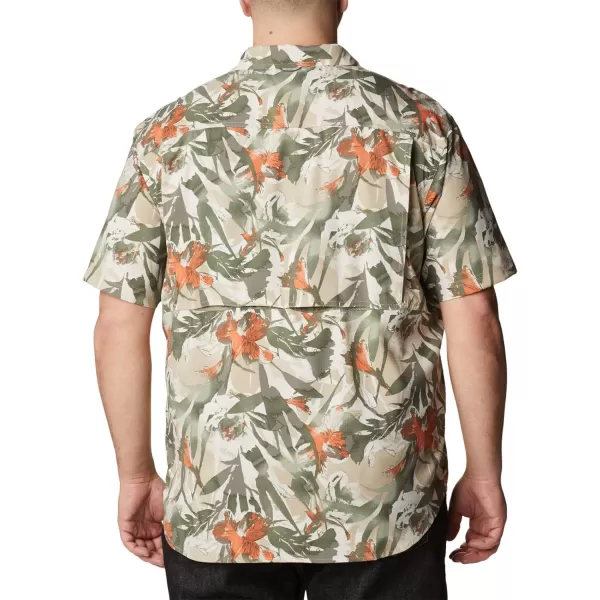 imageColumbia Mens Silver Ridge Utility Lite Novelty Short SleeveAncient Fossil Floriculture