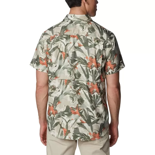 imageColumbia Mens Silver Ridge Utility Lite Novelty Short SleeveAncient Fossil Floriculture