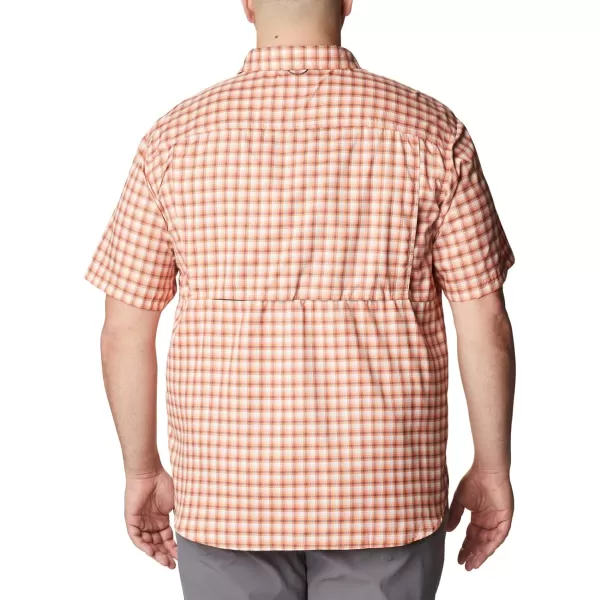 imageColumbia Mens Silver Ridge Utility Lite Novelty Short SleeveDesert Orange Pulaski Plaid