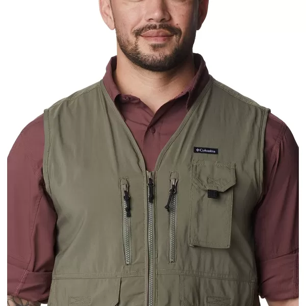 imageColumbia Mens Silver Ridge Utility VestStone Green