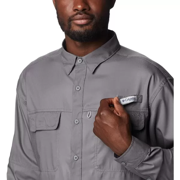 imageColumbia Mens Skiff Guide Woven Long SleeveCity Grey