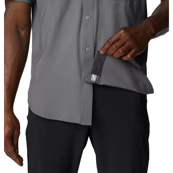 imageColumbia Mens Skiff Guide Woven Short SleeveCity Grey