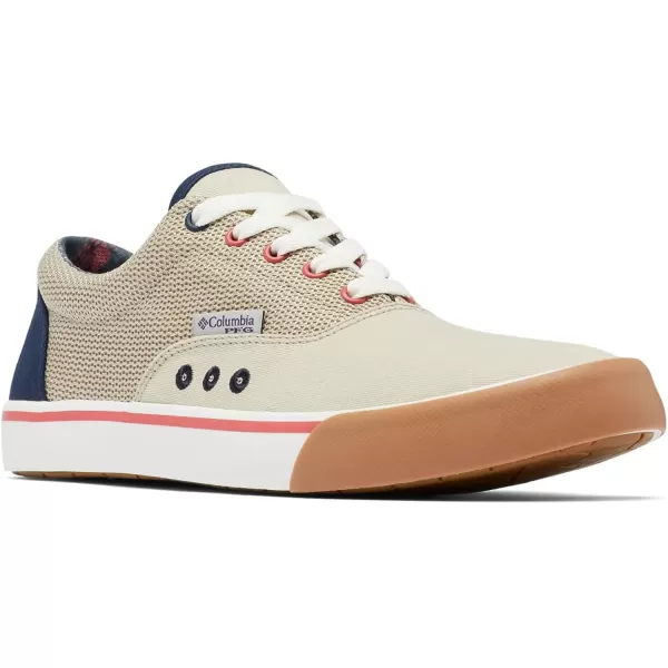 imageColumbia Mens Slack Tide Lace PFG Boat ShoeLight ClayCollegiate Navy