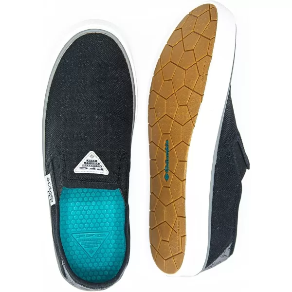 imageColumbia Mens Slack Tide Slip PFG Boat ShoeBlackTi Grey Steel