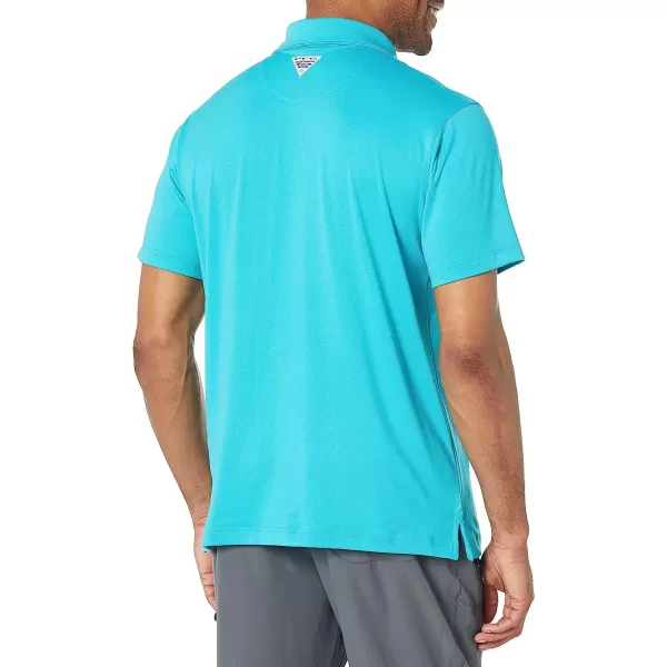 imageColumbia Mens Slack Tide Stretch PoloOcean Teal