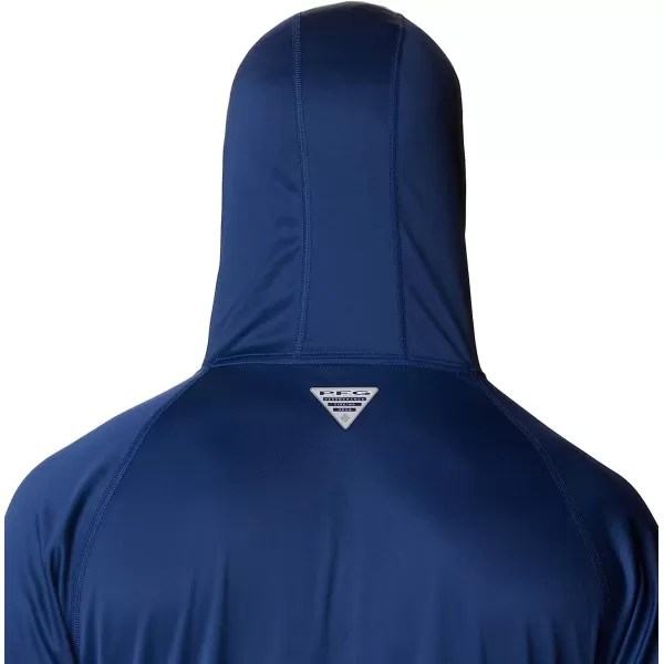 imageColumbia Mens Standard Terminal Tackle HoodieCarbonOpal Blue Logo