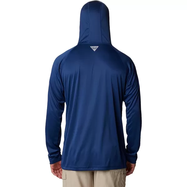 imageColumbia Mens Standard Terminal Tackle HoodieCarbonOpal Blue Logo