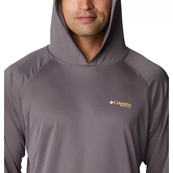 imageColumbia Mens Standard Terminal Tackle HoodieCity GreyCocoa Butter Logo