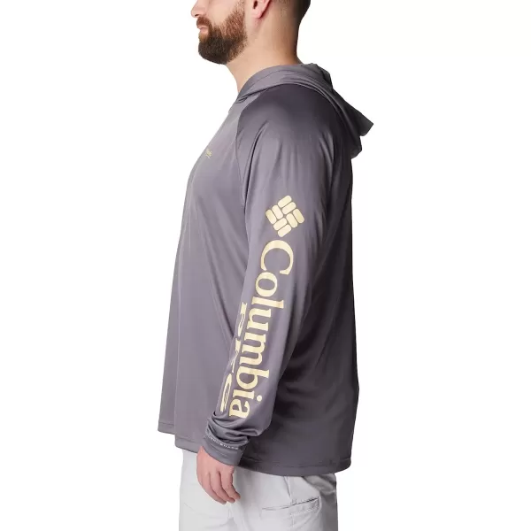 imageColumbia Mens Standard Terminal Tackle HoodieCity GreyCocoa Butter Logo