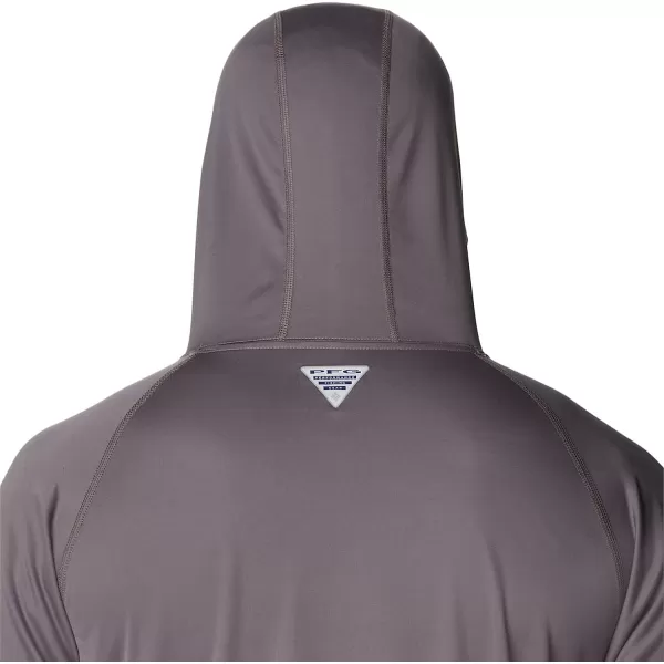 imageColumbia Mens Standard Terminal Tackle HoodieCity GreyCocoa Butter Logo