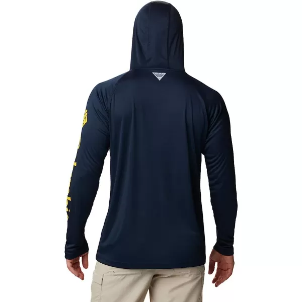 imageColumbia Mens Standard Terminal Tackle HoodieCollegiate Navy Sun Glow