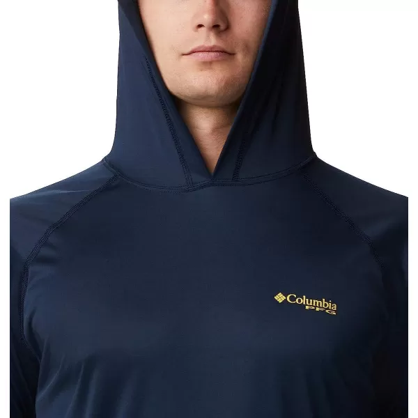 imageColumbia Mens Standard Terminal Tackle HoodieCollegiate Navy Sun Glow