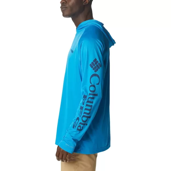 imageColumbia Mens Standard Terminal Tackle HoodieCompass BlueCarbon Logo