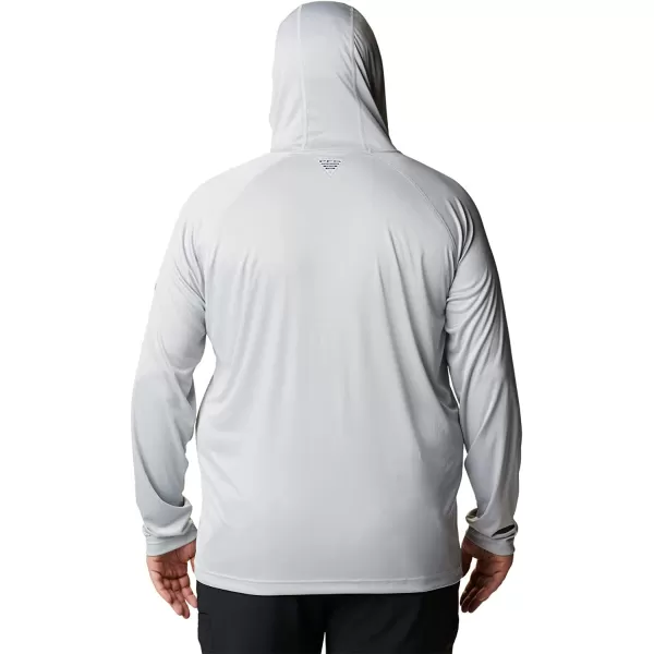 imageColumbia Mens Standard Terminal Tackle HoodieCool GreyVivid Blue Logo