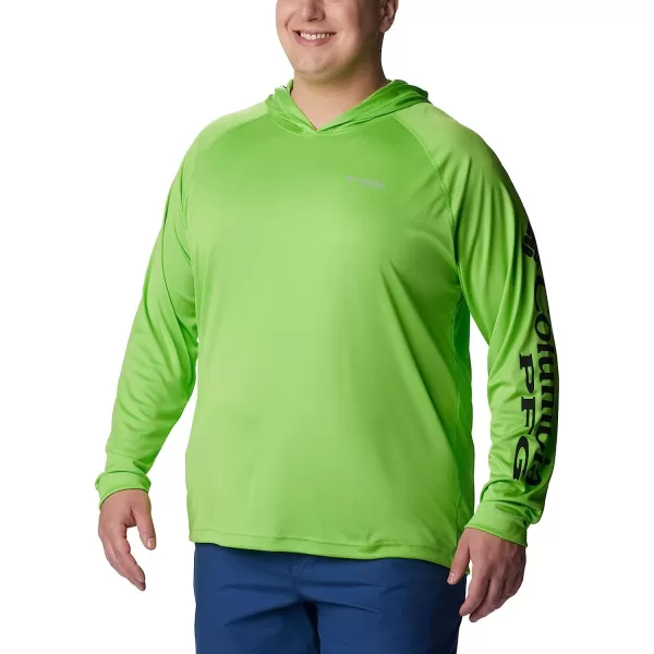 imageColumbia Mens Standard Terminal Tackle HoodieGreen MambaBlack Logo