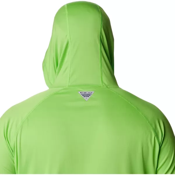 imageColumbia Mens Standard Terminal Tackle HoodieGreen MambaBlack Logo